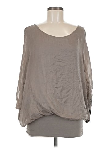 Piazza Roma 3/4 Sleeve Top (view 1)