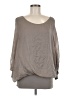 Piazza Roma Gray 3/4 Sleeve Top Size M - photo 1