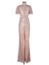 IEENA for Mac Duggal 100% Polyester Gold Jumpsuit Size 0 - photo 2