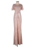 IEENA for Mac Duggal 100% Polyester Gold Jumpsuit Size 0 - photo 1