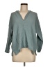 Zara Teal Long Sleeve Blouse Size M - photo 1