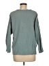 Zara Teal Long Sleeve Blouse Size M - photo 2