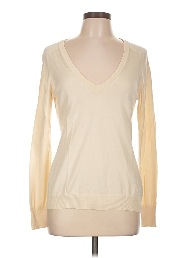 Pre-owned Jcrew Pullover Sweater In Ivory