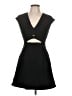 Halston Heritage Solid Black Cocktail Dress Size 6 - photo 1