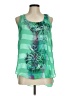 Style&Co 100% Polyester Green Tank Top Size M - photo 1