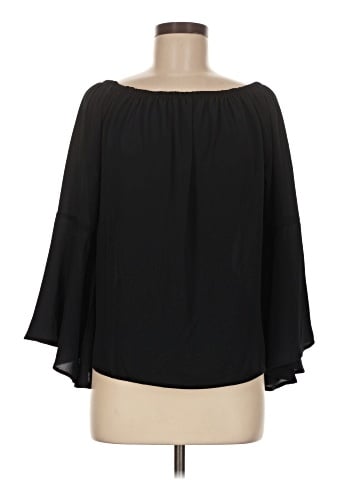 Just Fab 3/4 Sleeve Blouse (view 1)