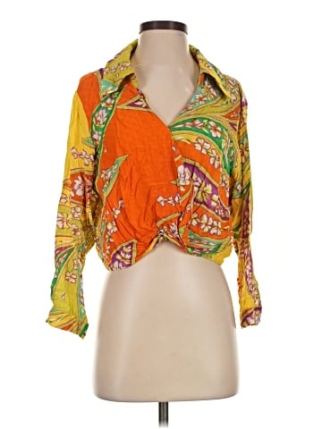 Haute Hippie 3/4 Sleeve Button-Down Shirt (view 1)