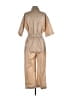 Mable Solid Tan Jumpsuit Size M - photo 2