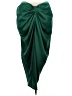 Shein Curve 100% Polyester Green Formal Skirt Size 1X - photo 2