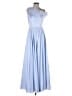 Mac Duggal 100% Polyester Blue Cocktail Dress Size 4 - photo 1