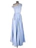 Mac Duggal 100% Polyester Blue Cocktail Dress Size 4 - photo 2