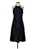 SLNY Solid Blue Black Cocktail Dress Size 10 - photo 1
