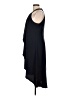 SLNY Solid Blue Black Cocktail Dress Size 10 - photo 5