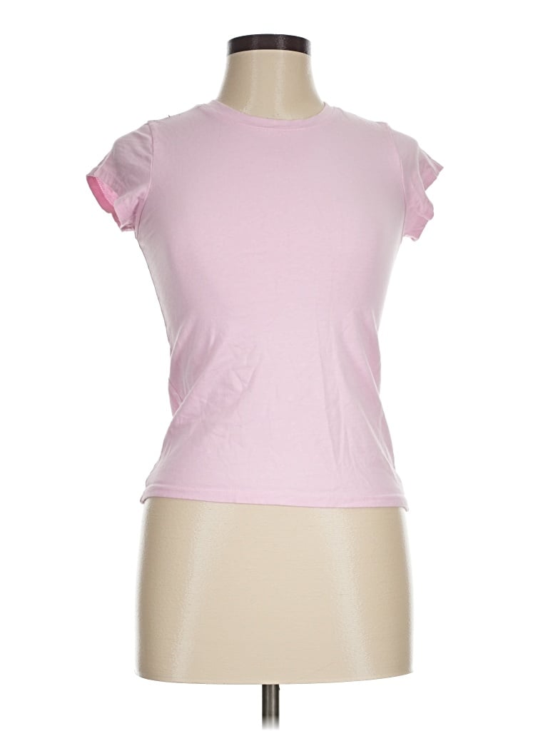 Pre-owned Assorted Brands Short Sleeve T-shirt In Pink