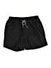 INC International Concepts 100% Polyester Solid Black Athletic Shorts Size L - photo 1
