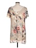 Rokoko 100% Polyester Print Tan Casual Dress Size L - photo 2