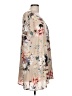 Rokoko 100% Polyester Print Tan Casual Dress Size L - photo 4