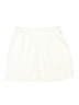 Unbranded 100% Rayon Solid Ivory White Athletic Shorts Size 10 - photo 2