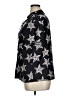 Shein Curve Stars Black Short Sleeve Blouse Size 0X - photo 5