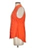 Tiny 100% Cotton Orange Sleeveless Blouse Size S - photo 5