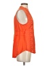 Tiny 100% Cotton Orange Sleeveless Blouse Size S - photo 4