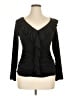 AB Studio Black Long Sleeve Blouse Size XL - photo 1
