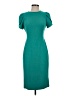 Andrew Marc Solid Teal Cocktail Dress Size 4 - photo 1