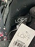 Ann Taylor LOFT Floral Black Jumpsuit Size XS - photo 4