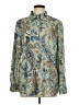 Unbranded Paisley Green Long Sleeve Blouse Size XL - photo 1