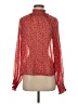 Gap 100% Polyester Red Long Sleeve Blouse Size XS - photo 1