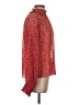 Gap 100% Polyester Red Long Sleeve Blouse Size XS - photo 4