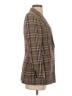 Theory 100% Wool Plaid Brown Wool Blazer Size 4 - photo 4