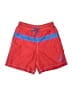 Nautica 100% Polyester Red Board Shorts Size 10 - 12 - photo 1
