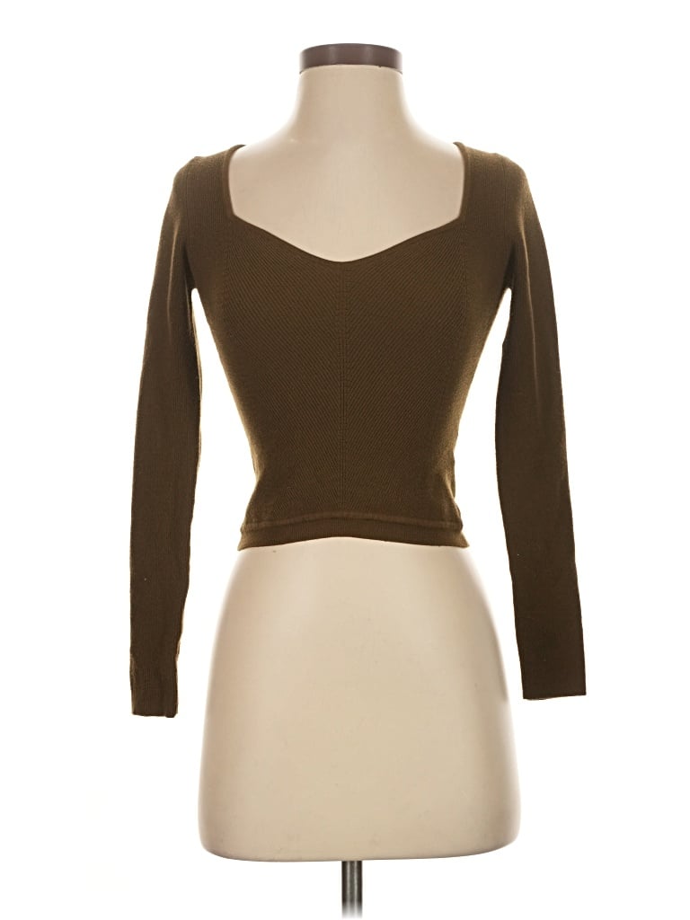 Pre-owned Wilfred Pullover Sweater In Brown