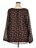 Torrid 100% Polyester Black Long Sleeve Blouse Size 2X Plus (2) - photo 2
