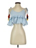 Cider Blue Sleeveless Blouse Size XS - photo 1