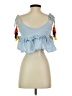 Cider Blue Sleeveless Blouse Size XS - photo 2