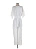 Eliza J 100% Polyester Solid White Jumpsuit Size 6 - photo 2