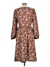 Unbranded 100% Polyester Paisley Brown Casual Dress Size L - photo 2