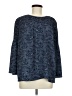 MICHAEL Michael Kors Paisley Blue Long Sleeve Blouse Size M - photo 1