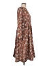 Unbranded 100% Polyester Paisley Brown Casual Dress Size L - photo 4