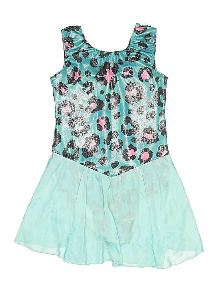 Pre-owned Unbranded Kids' Dress In Teal
