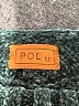 Pol 100% Polyester Tweed Green Turtleneck Sweater Size M - photo 7
