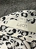 Ann Taylor LOFT Animal Print Ivory Long Sleeve Blouse Size S - photo 7