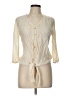 Mine 100% Polyester Ivory 3/4 Sleeve Blouse Size L - photo 1