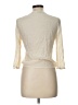 Mine 100% Polyester Ivory 3/4 Sleeve Blouse Size L - photo 2