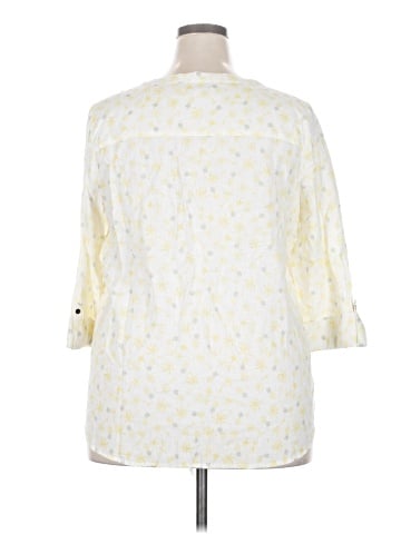 Coral Bay 3/4 Sleeve Button-Down Shirt (view 2)