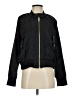 Free People 100% Polyester Solid Black Jacket Size S - photo 1