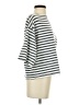 Gap Stripes Silver 3/4 Sleeve Top Size S - photo 4