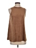 AB Studio Brown Sleeveless Top Size S - photo 1